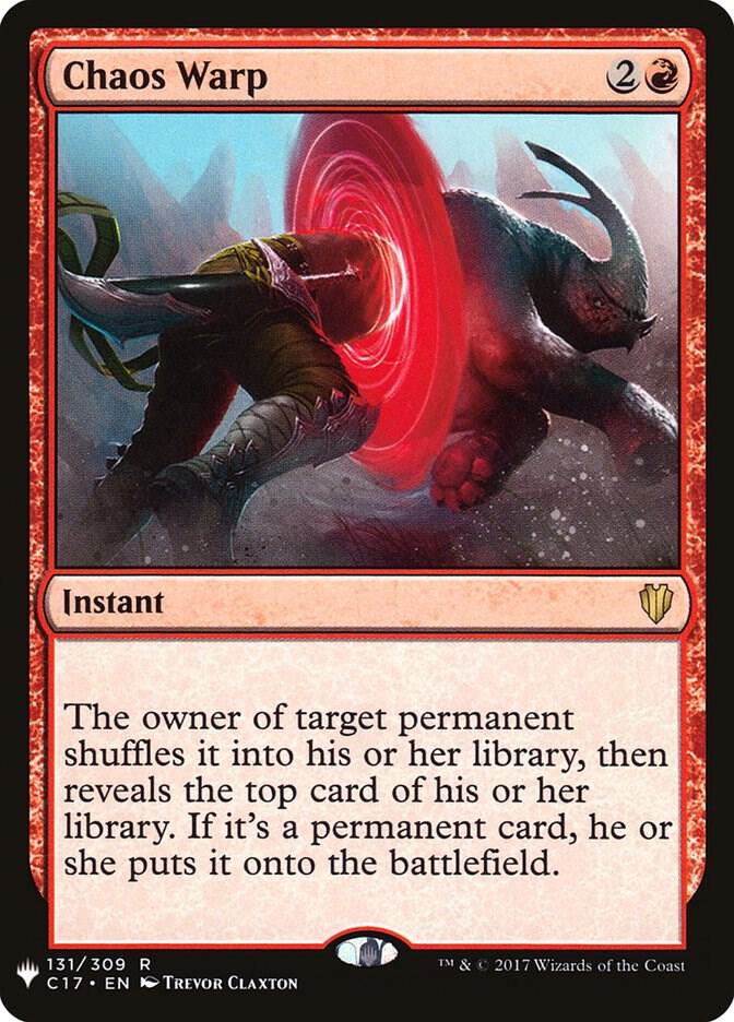 Chaos Warp (C17) - 131/309: The List Reprints