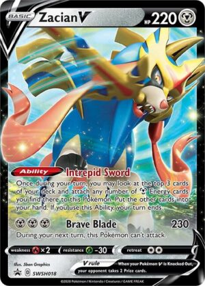 Zacian V - SWSH018 - SWSH018: SWSH: Sword & Shield Promo Cards