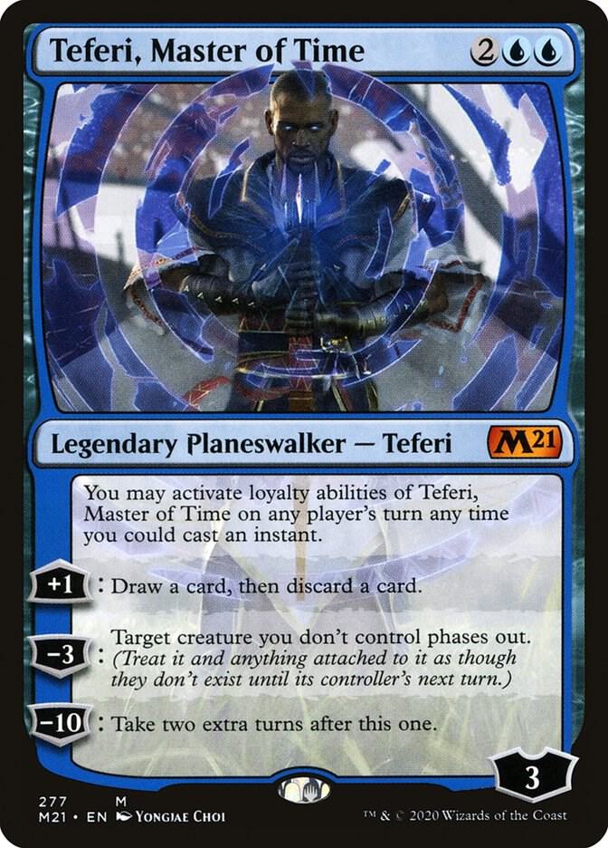 Teferi, Master of Time (277) - 277: Core Set 2021