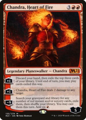 Chandra, Heart of Fire - 135: Core Set 2021