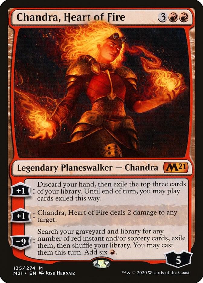 Chandra, Heart of Fire - 135: Core Set 2021