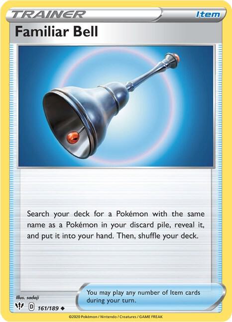 Familiar Bell - 161/189: SWSH03: Darkness Ablaze