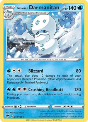 Galarian Darmanitan (44) - 044/189: SWSH03: Darkness Ablaze