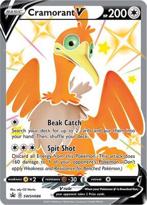 Cramorant V - SWSH086 - SWSH086: SWSH: Sword & Shield Promo Cards
