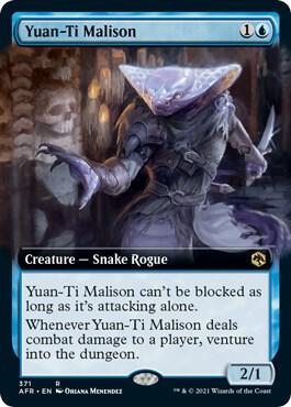 Yuan-Ti Malison (Extended Art) - 371: Adventures in the Forgotten Realms