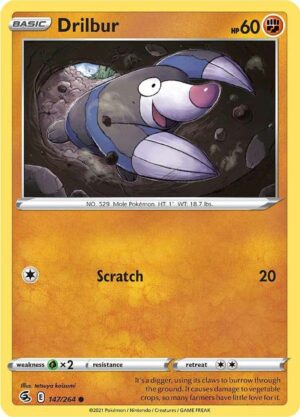 Drilbur - 147/264: SWSH08: Fusion Strike