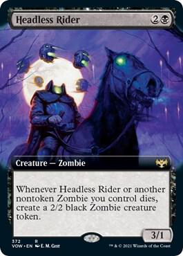Headless Rider (Extended Art) - 372: Innistrad: Crimson Vow