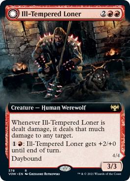 Ill-Tempered Loner (Extended Art) - 378: Innistrad: Crimson Vow