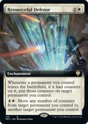 Resourceful Defense (Extended Art) - 120: Commander: Streets of New Capenna