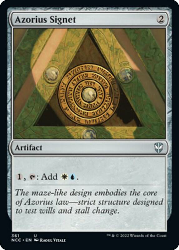 Azorius Signet - 361: Commander: Streets of New Capenna