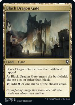 Black Dragon Gate - 347: Commander Legends: Battle for Baldur's Gate