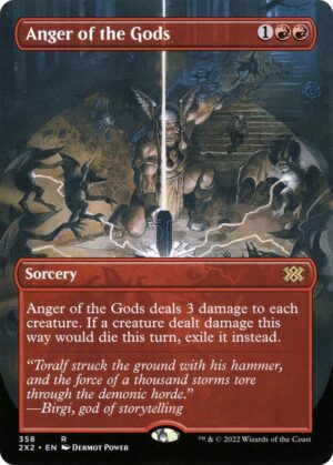 Anger of the Gods (Borderless) - 358: Double Masters 2022