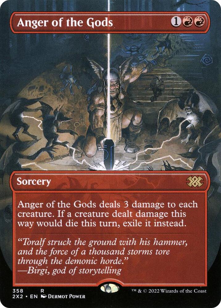 Anger of the Gods (Borderless) - 358: Double Masters 2022