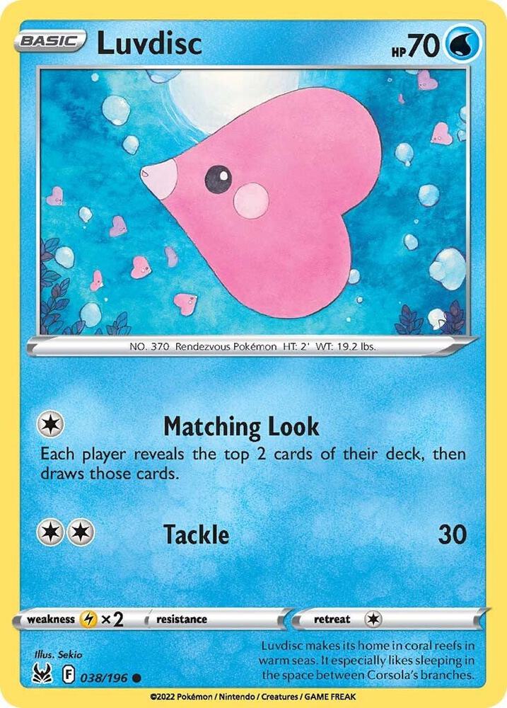 Luvdisc - 038/196: SWSH11: Lost Origin