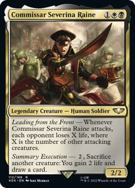 Commissar Severina Raine - 112: Universes Beyond: Warhammer 40,000