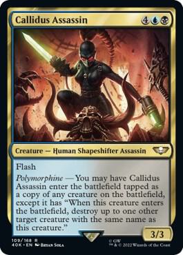 Callidus Assassin - 109: Universes Beyond: Warhammer 40,000