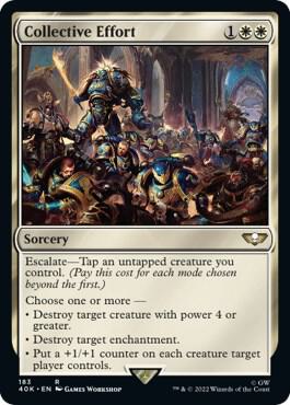 Collective Effort (Surge Foil) - 183: Universes Beyond: Warhammer 40,000
