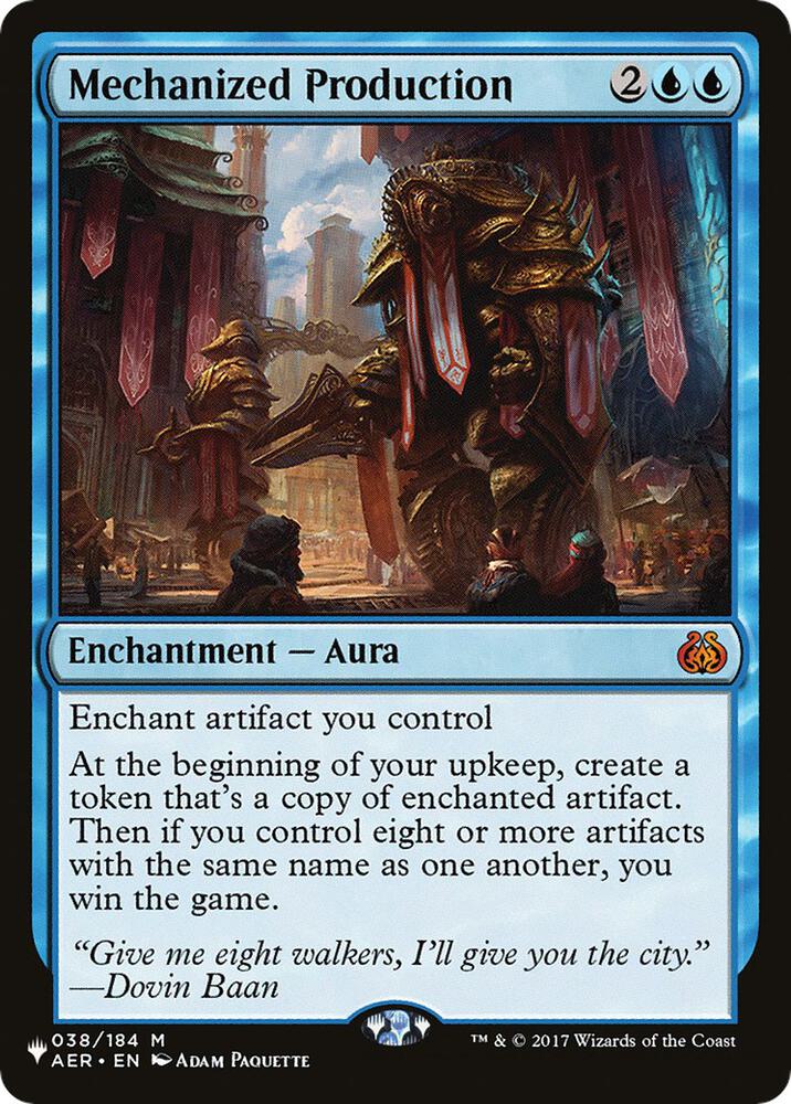 Mechanized Production - 038/184: The List Reprints