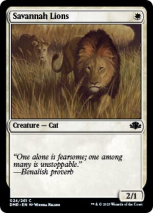 Savannah Lions - 24: Dominaria Remastered