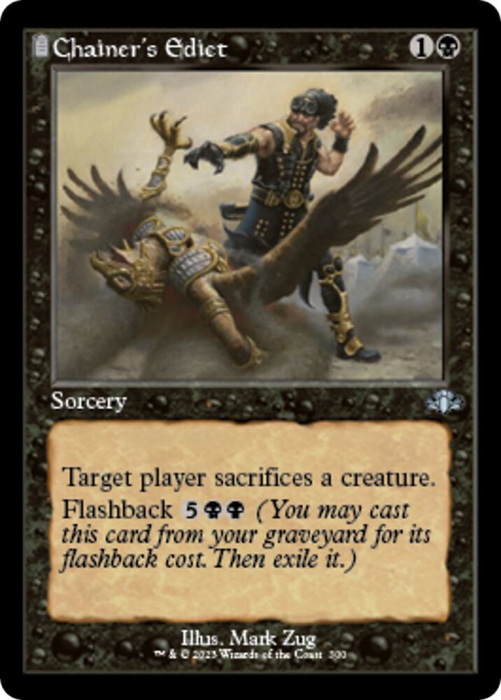 Chainer's Edict (Retro Frame) - 300: Dominaria Remastered