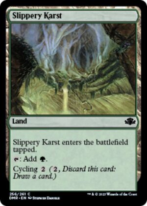 Slippery Karst - 256: Dominaria Remastered