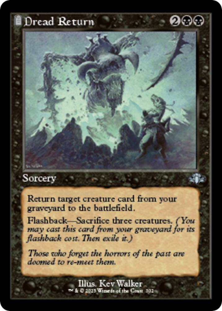 Dread Return (Retro Frame) - 302: Dominaria Remastered