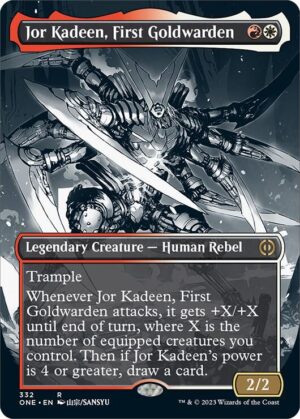 Jor Kadeen, First Goldwarden (Borderless) - 332: Phyrexia: All Will Be One