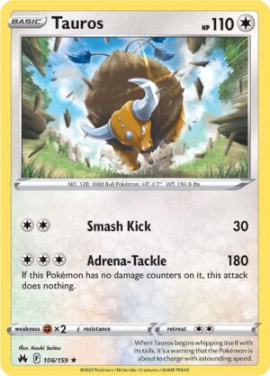 Tauros - 106/159: SWSH: Crown Zenith