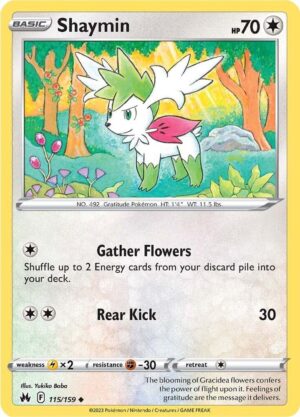Shaymin - 115/159: SWSH: Crown Zenith