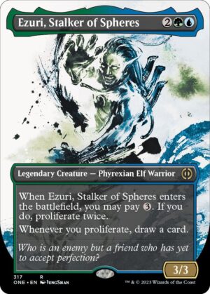 Ezuri, Stalker of Spheres (Showcase) - 317: Phyrexia: All Will Be One