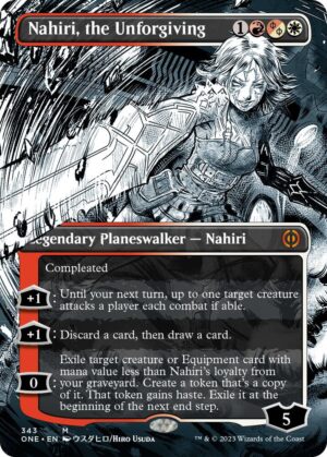 Nahiri, the Unforgiving (Borderless) - 343: Phyrexia: All Will Be One