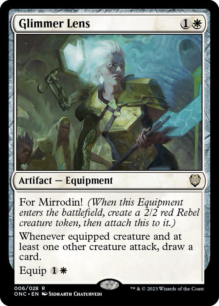 Glimmer Lens - 6: Commander: Phyrexia: All Will Be One