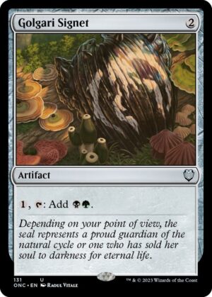Golgari Signet - 131: Commander: Phyrexia: All Will Be One