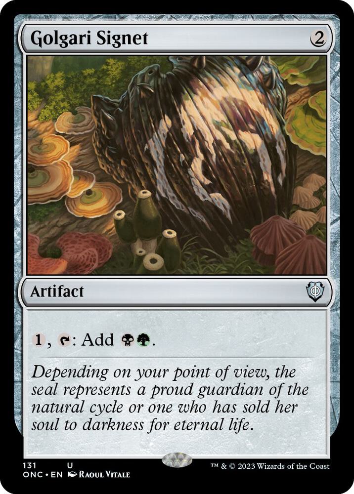 Golgari Signet - 131: Commander: Phyrexia: All Will Be One