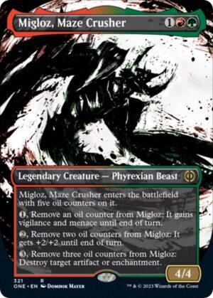 Migloz, Maze Crusher (Showcase) - 321: Phyrexia: All Will Be One