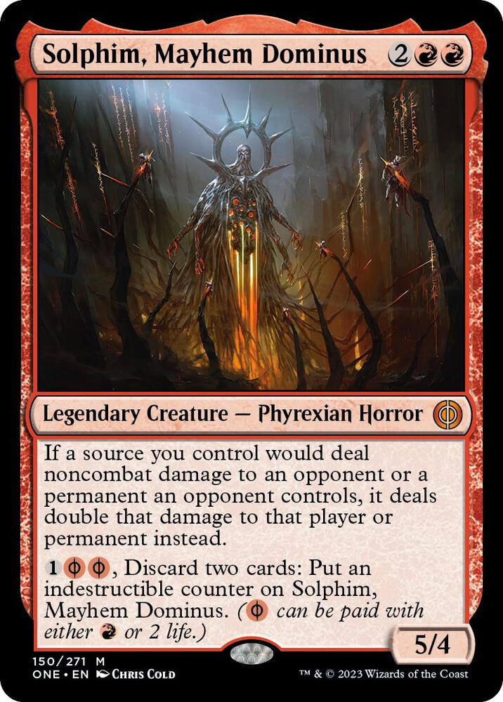 Solphim, Mayhem Dominus - 150: Phyrexia: All Will Be One