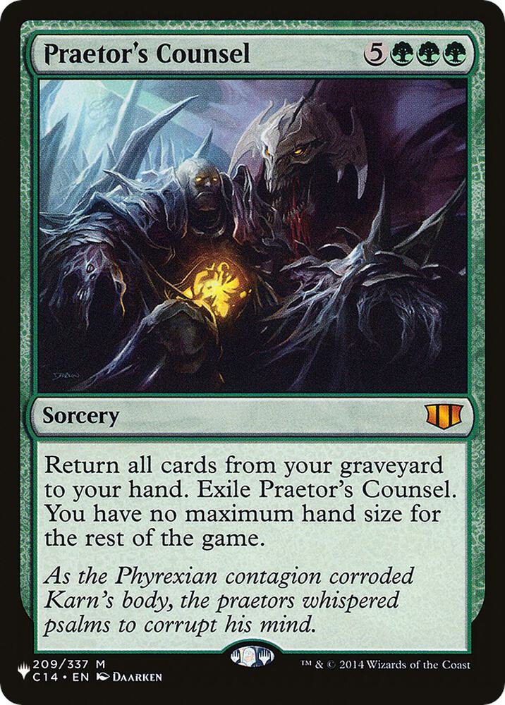 Praetor's Counsel - 209/337: The List Reprints