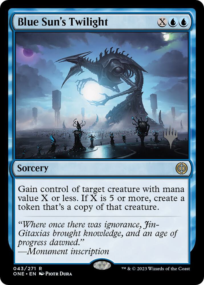 Blue Sun's Twilight - 43: Promo Pack: Phyrexia: All Will Be One