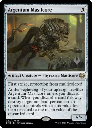 Argentum Masticore - 222: Promo Pack: Phyrexia: All Will Be One