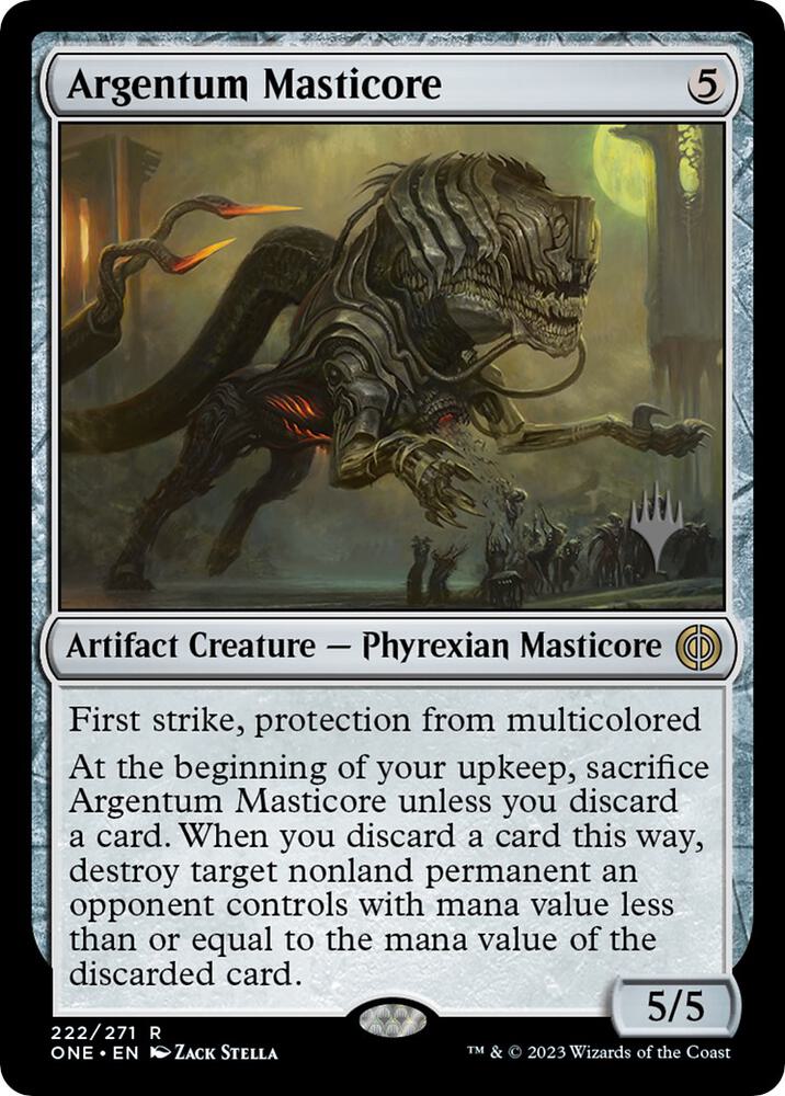 Argentum Masticore - 222: Promo Pack: Phyrexia: All Will Be One
