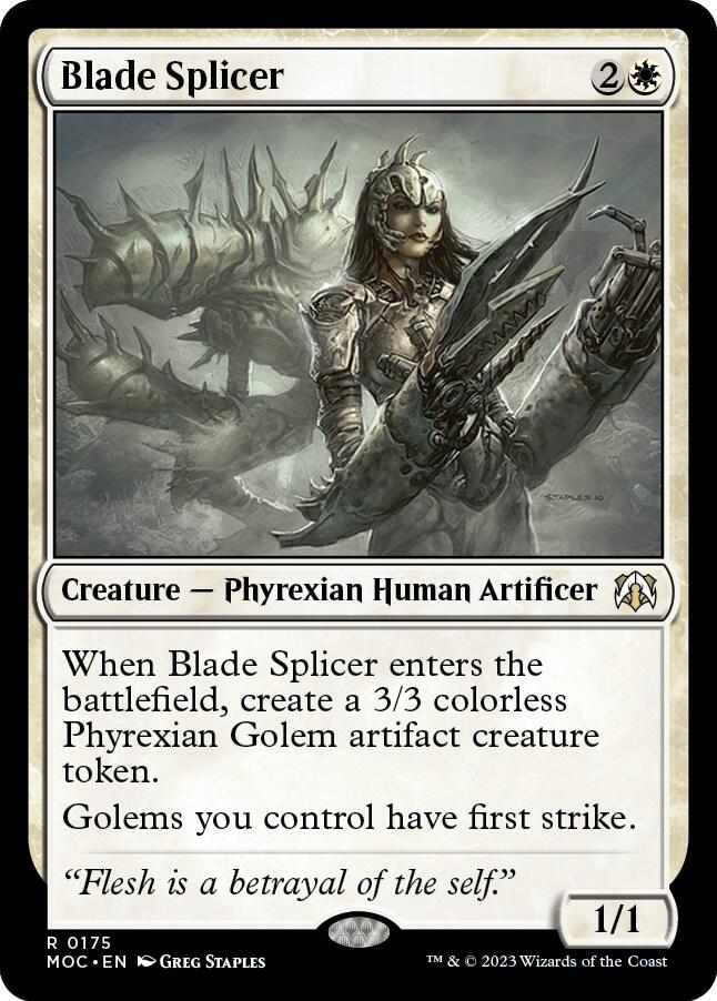 Blade Splicer - 175: Commander: March of the Machine