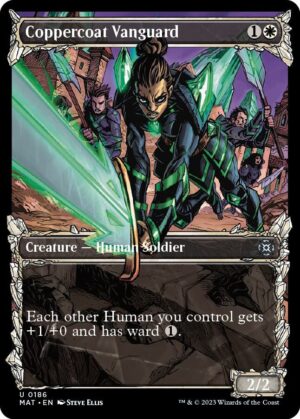 Coppercoat Vanguard (Halo Foil) - 186: March of the Machine: The Aftermath