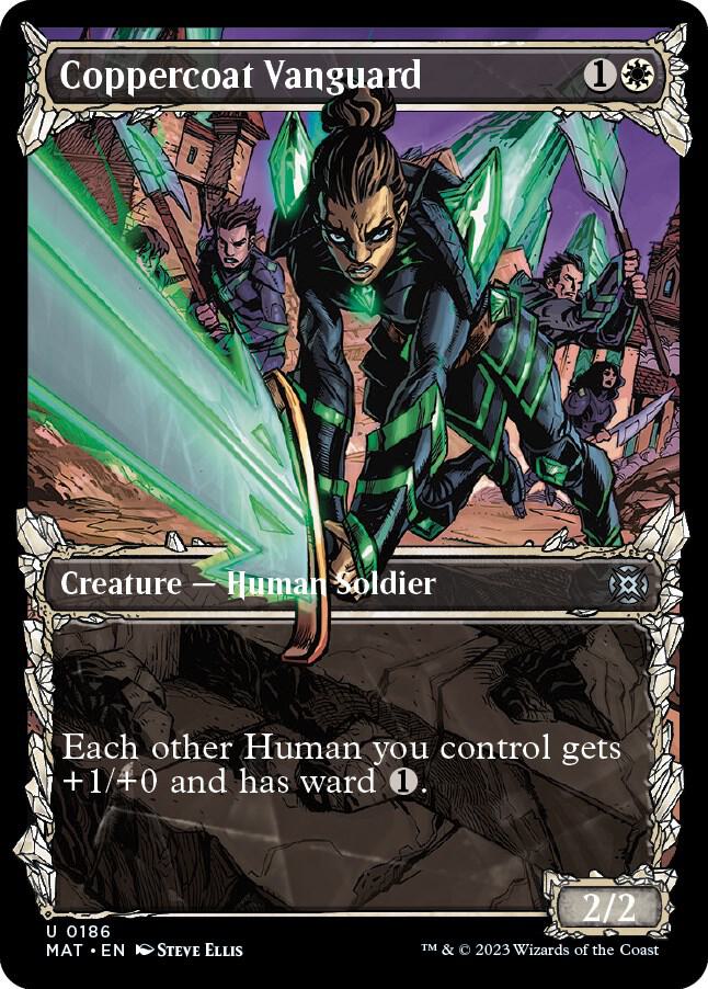 Coppercoat Vanguard (Halo Foil) - 186: March of the Machine: The Aftermath