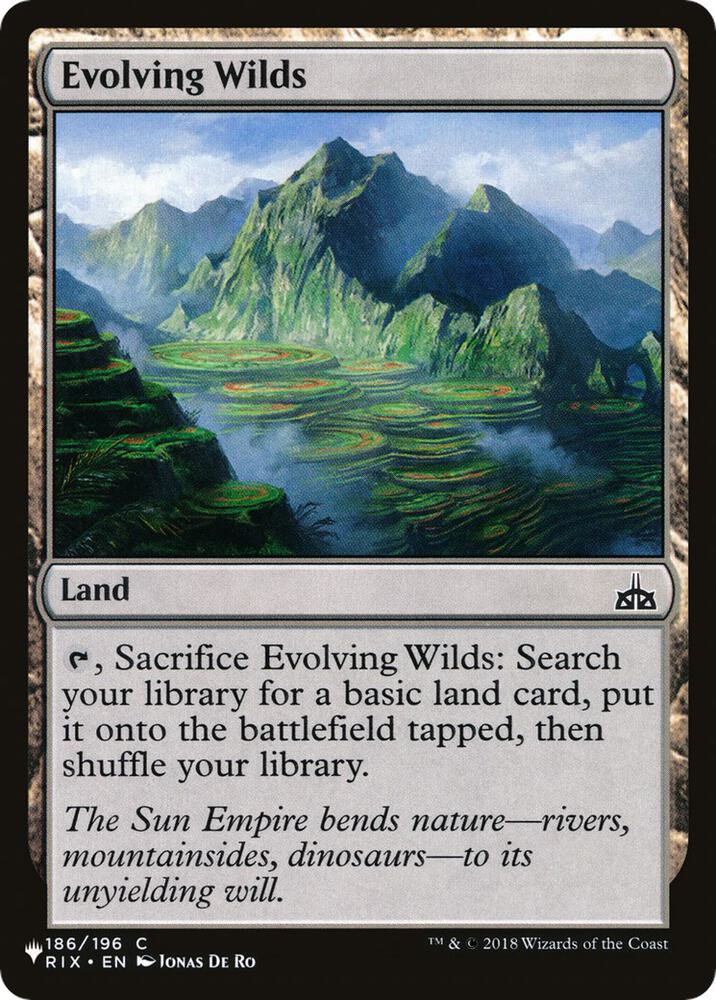 Evolving Wilds (RIX) - 186: The List Reprints