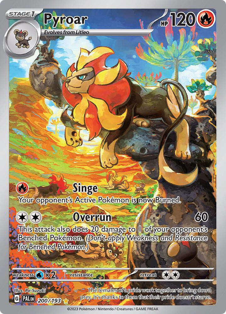 Pyroar - 200/193 - 200/193: SV02: Paldea Evolved (LP)