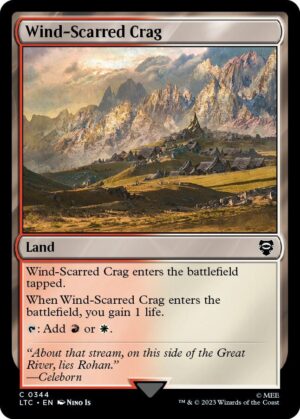 Wind-Scarred Crag - 344: Commander: The Lord of the Rings: Tales of Middle-earth