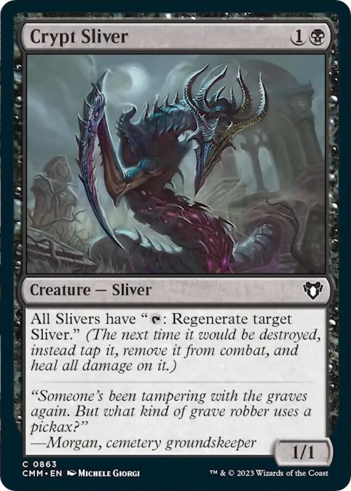 Crypt Sliver - 863: Commander Masters
