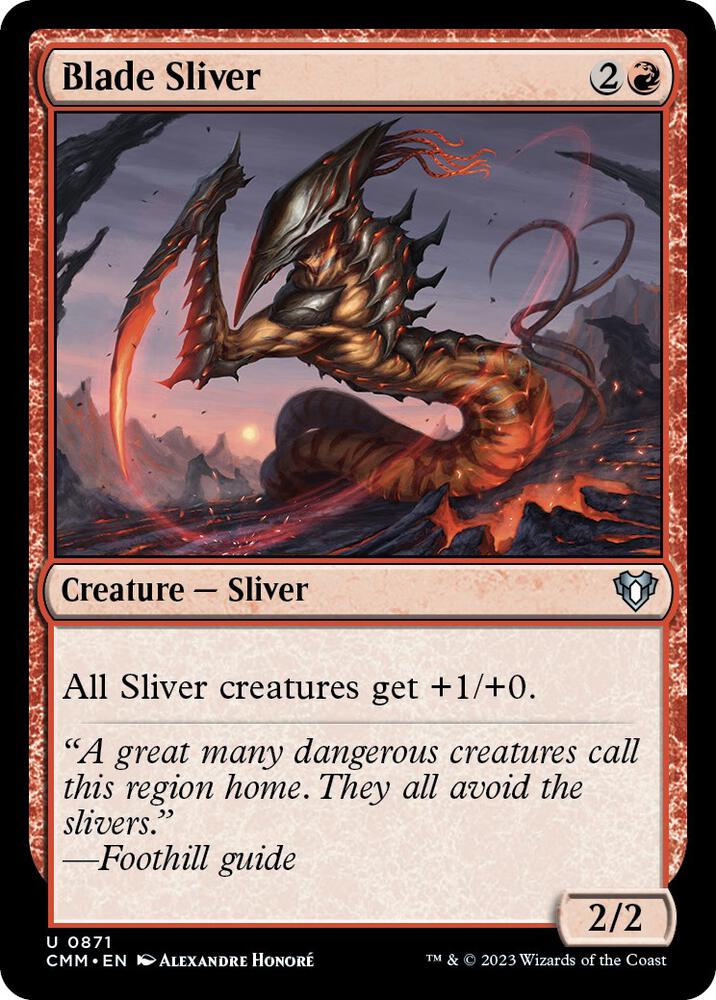 Blade Sliver - 871: Commander Masters
