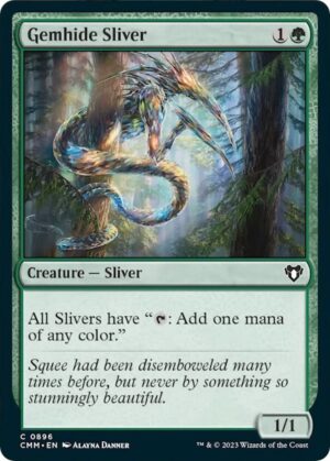 Gemhide Sliver - 896: Commander Masters