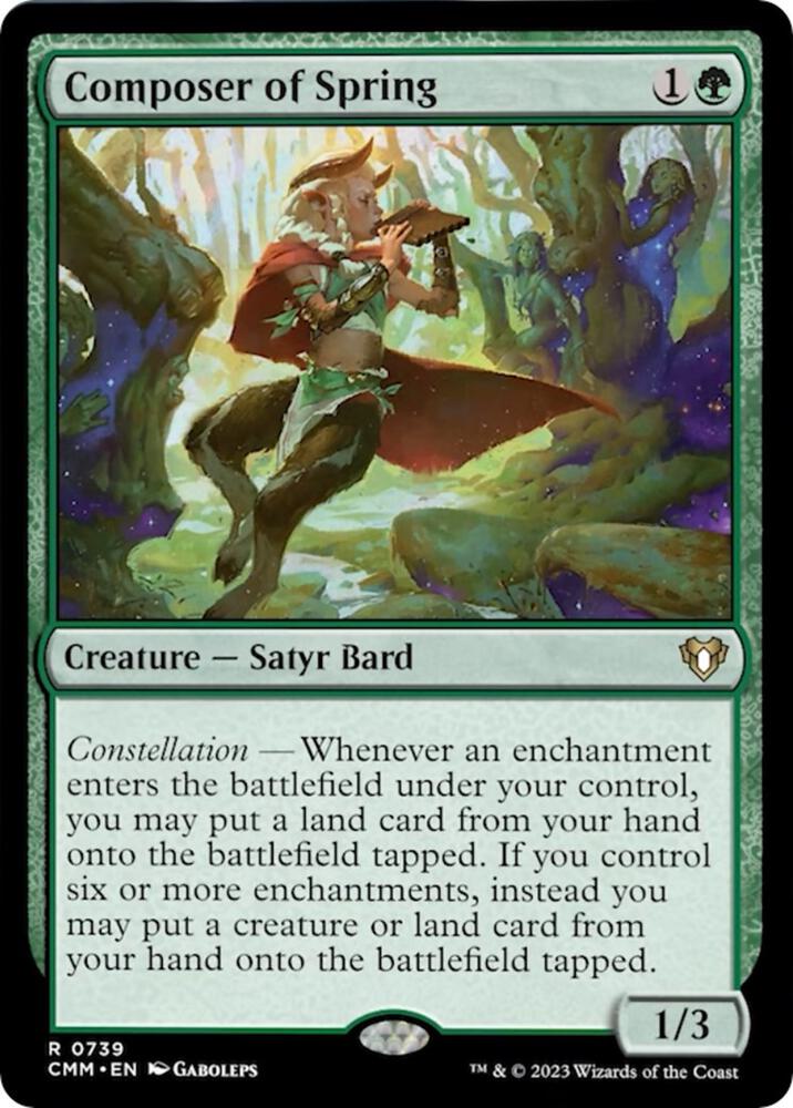 Composer of Spring - 739: Commander Masters
